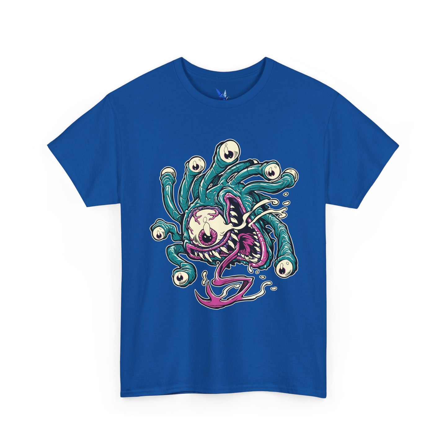 Eye Monster Graphic Tee — Retro Horror Tentacle Skull Shirt Printify