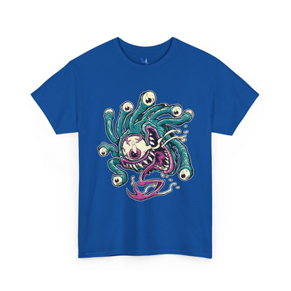 Eye Monster Graphic Tee — Retro Horror Tentacle Skull Shirt Printify