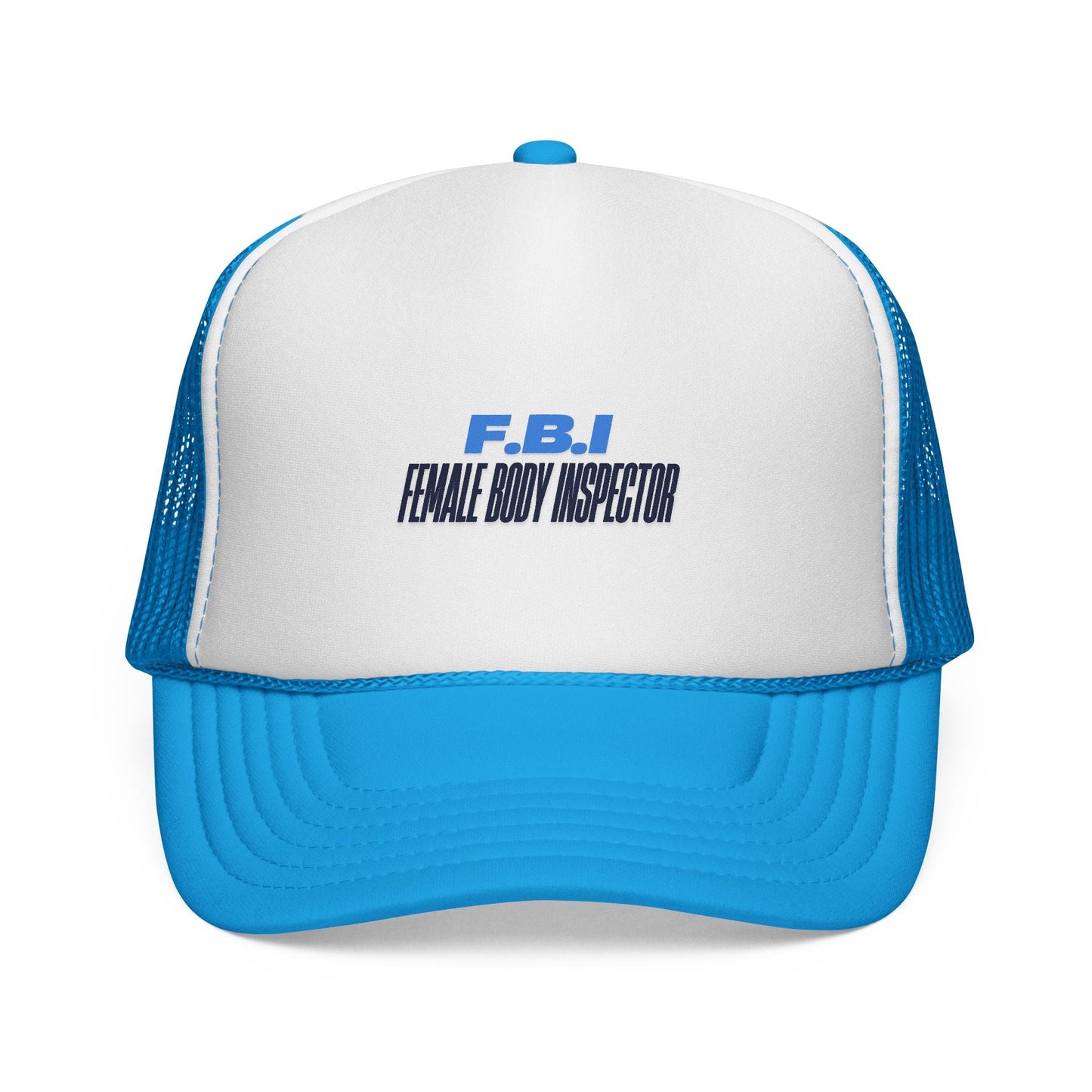 Trucker Cap — FBI (Female body inspector) Vintage Patch Hat Printify