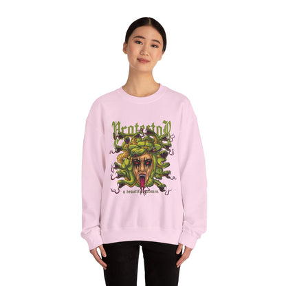 Medusa Graphic Sweatshirt — 'Protestor' Horror Myth Printify