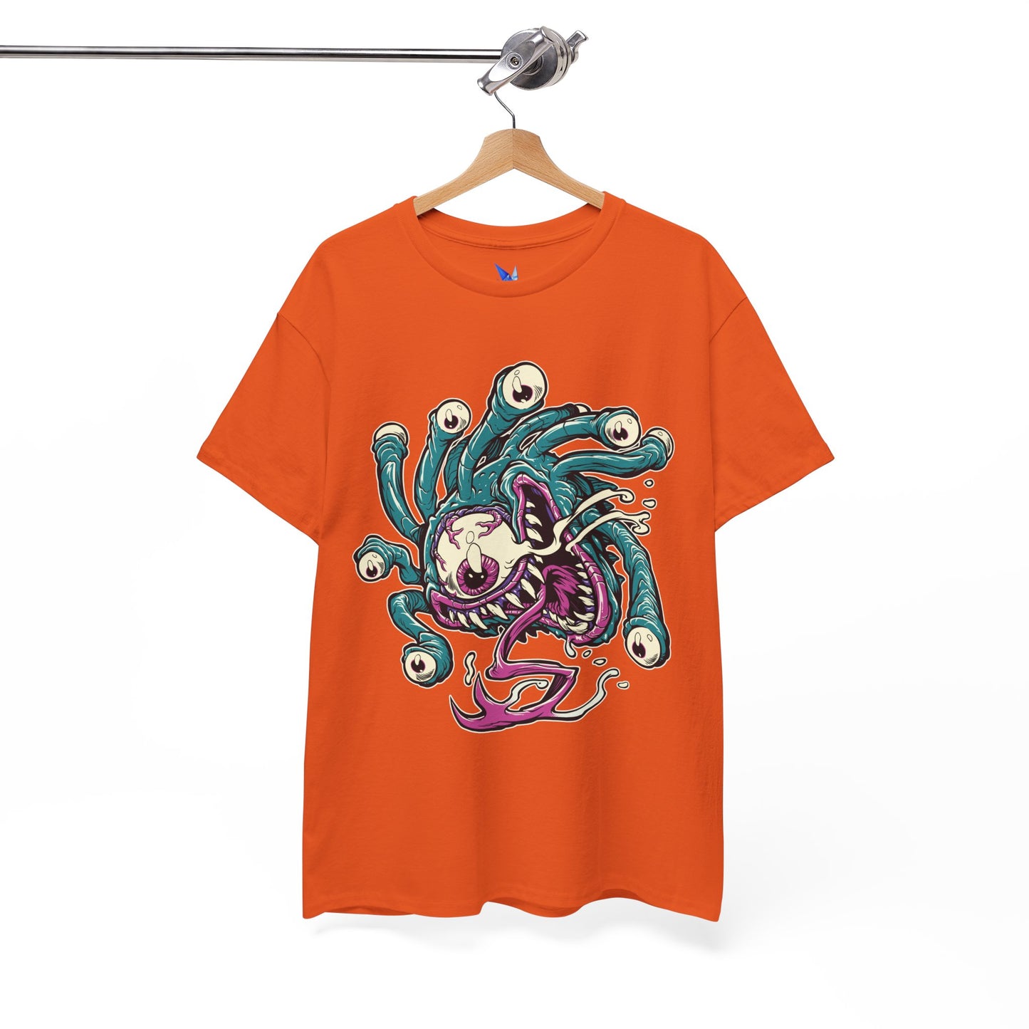 Eye Monster Graphic Tee — Retro Horror Tentacle Skull Shirt Printify