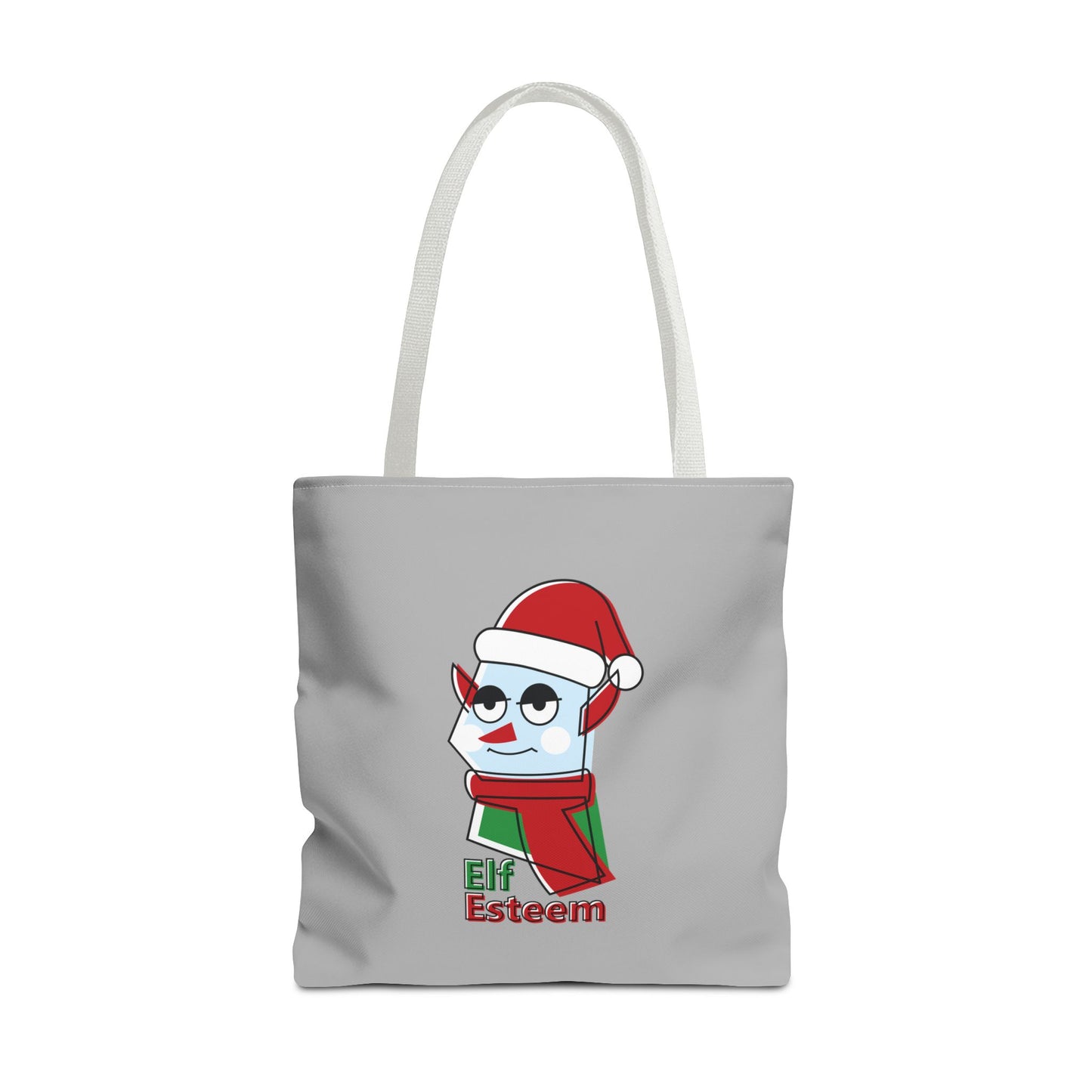 Elf Esteem Christmas Tote Bag – Cute Santa Elf Holiday Tote Printify