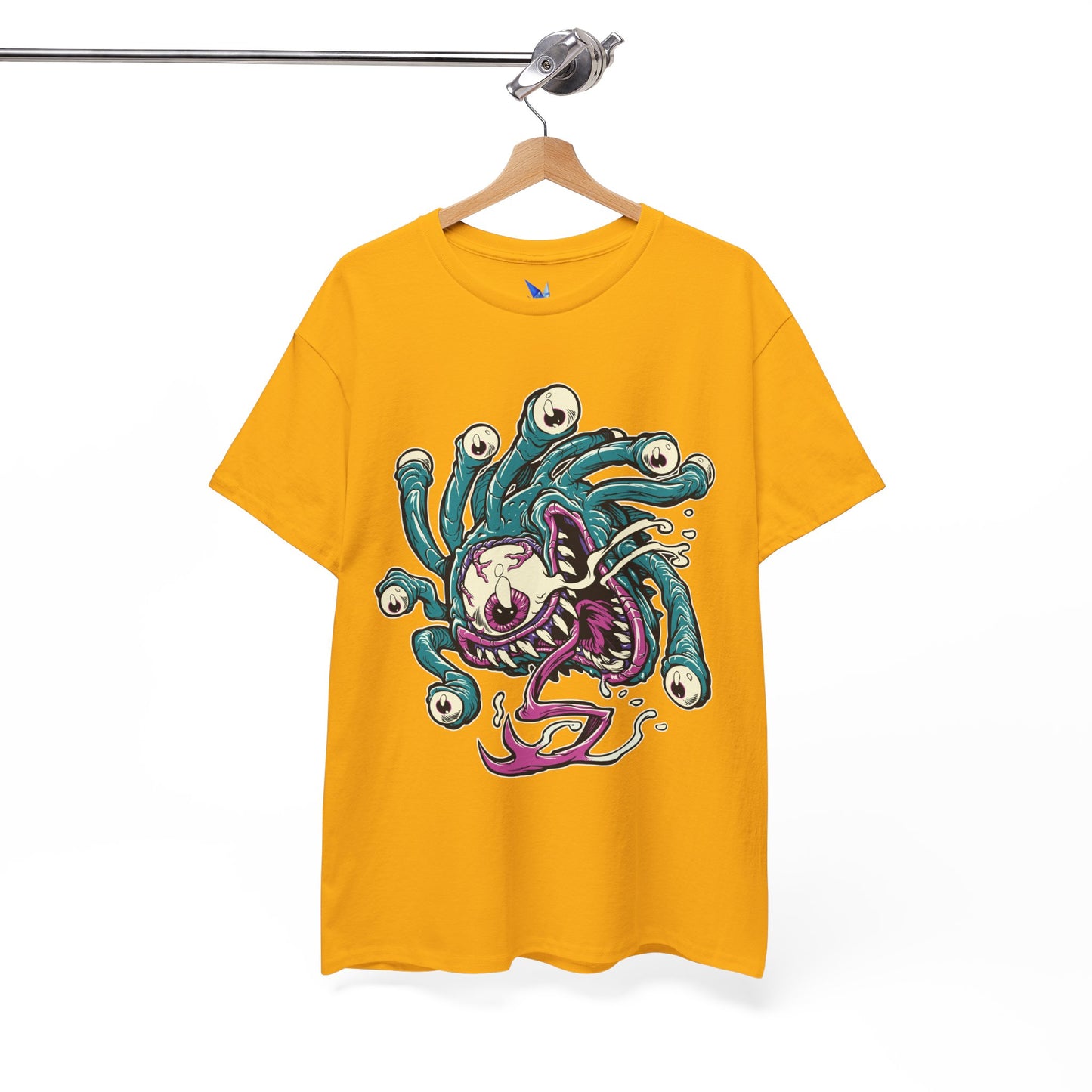 Eye Monster Graphic Tee — Retro Horror Tentacle Skull Shirt Printify