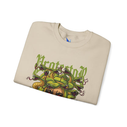 Medusa Graphic Sweatshirt — 'Protestor' Horror Myth Printify