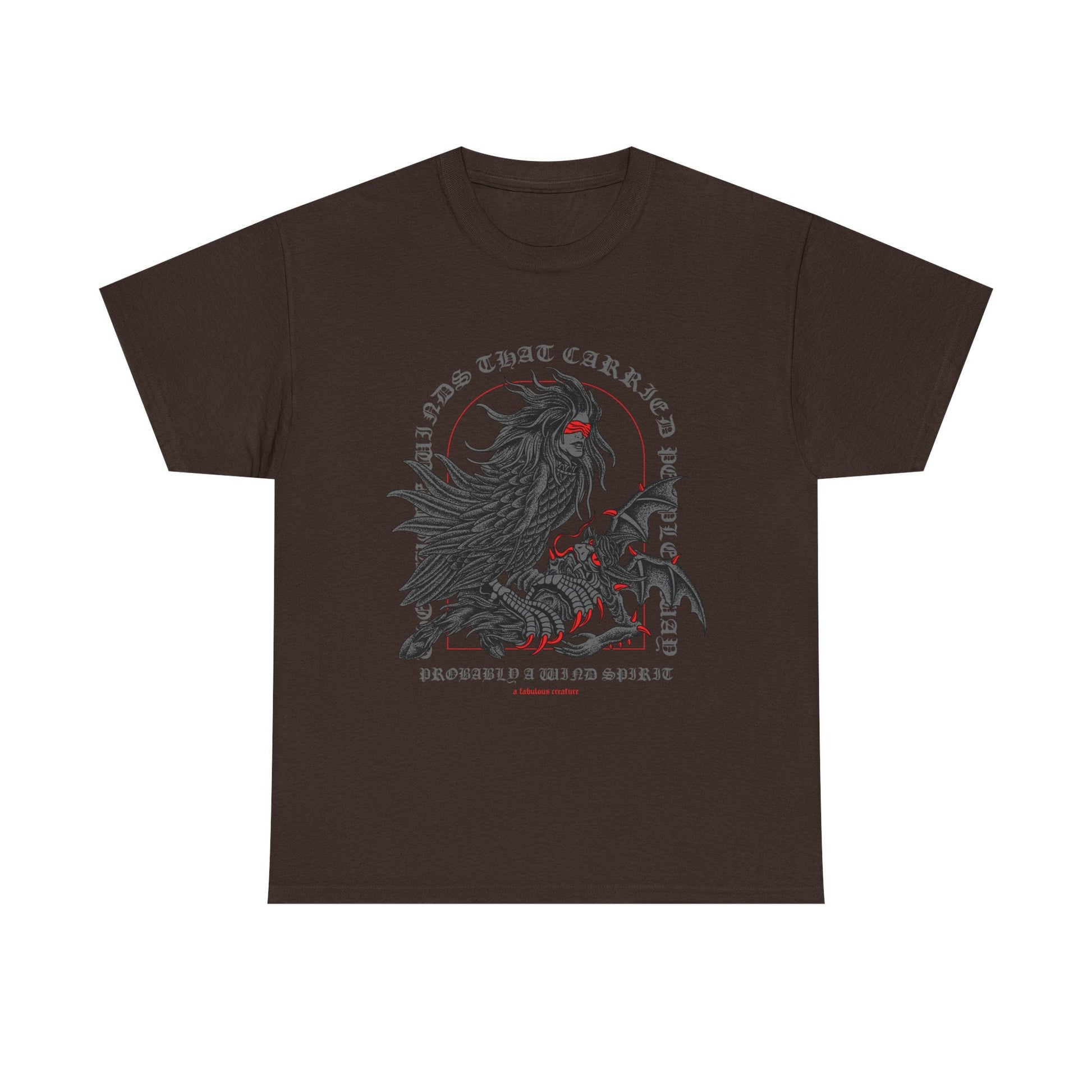 Raven & Bat Gothic Graphic Tee — "How Those Came To Be" Dark Fantasy T-Shirt Printify