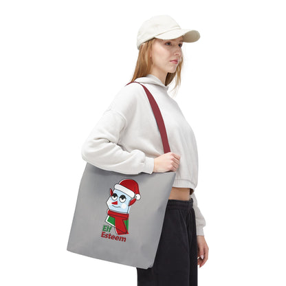 Elf Esteem Christmas Tote Bag – Cute Santa Elf Holiday Tote Printify