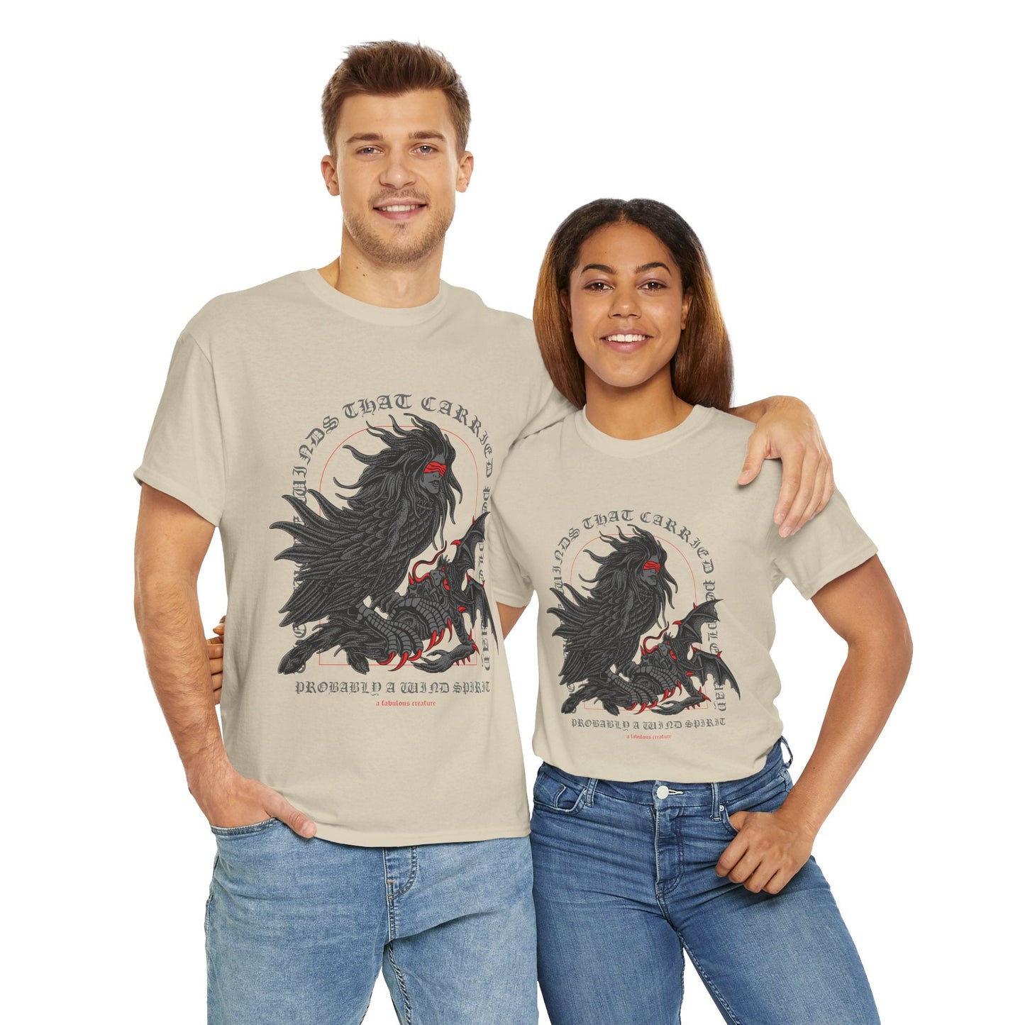 Raven & Bat Gothic Graphic Tee — "How Those Came To Be" Dark Fantasy T-Shirt Printify