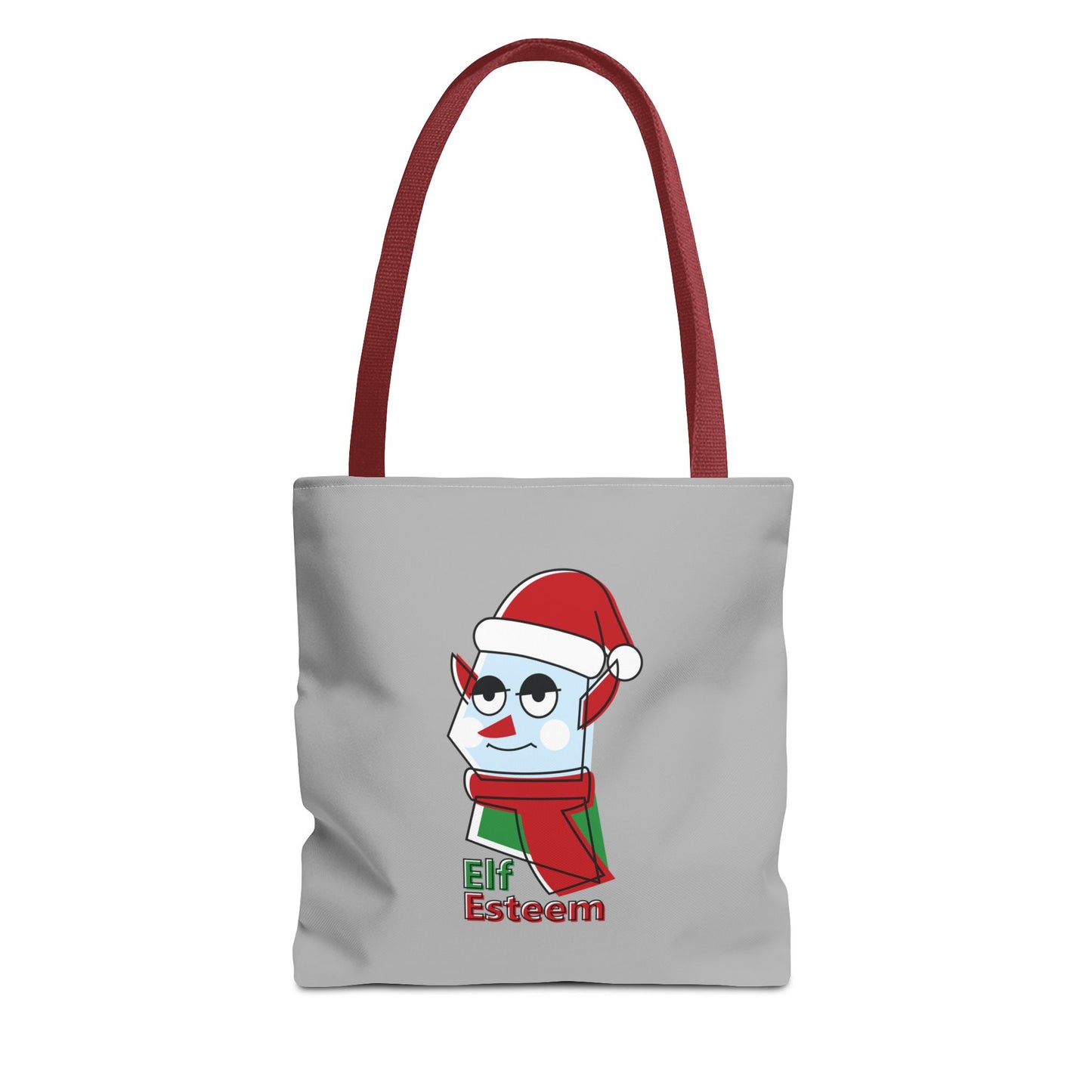 Elf Esteem Christmas Tote Bag – Cute Santa Elf Holiday Tote Printify