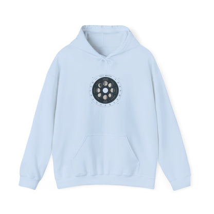Vintage Film Reel Hoodie — Retro Cinema Crewneck Hoodie Printify