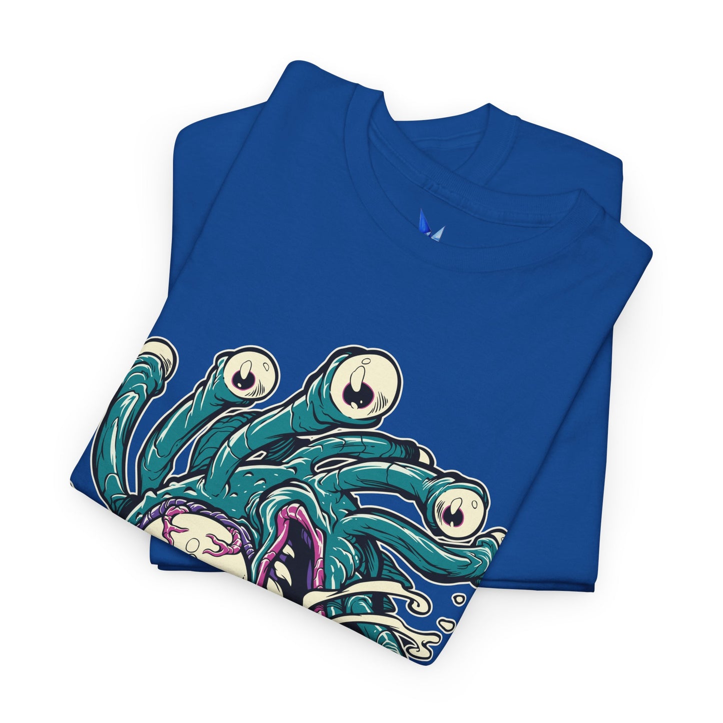 Eye Monster Graphic Tee — Retro Horror Tentacle Skull Shirt Printify