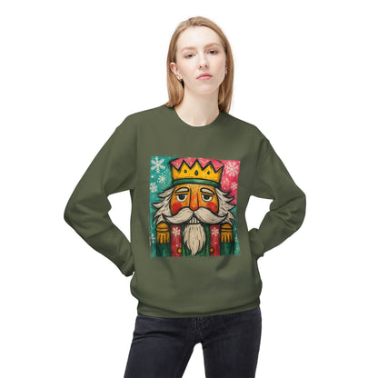 Nutcracker King Sweatshirt — Vintage Holiday Crewneck Printify