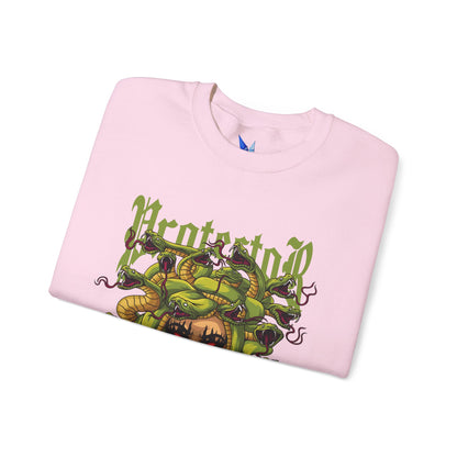 Medusa Graphic Sweatshirt — 'Protestor' Horror Myth Printify