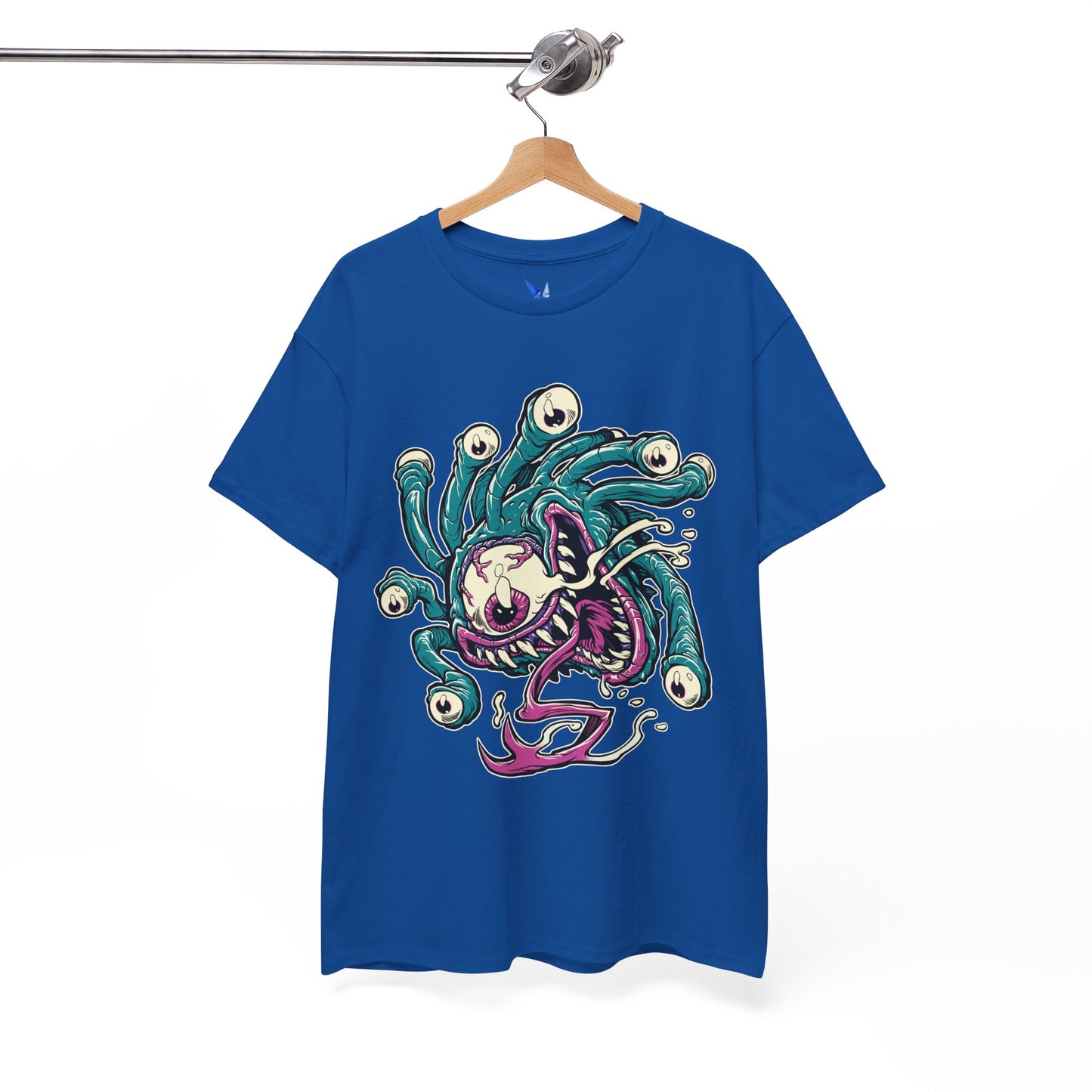 Eye Monster Graphic Tee — Retro Horror Tentacle Skull Shirt Printify