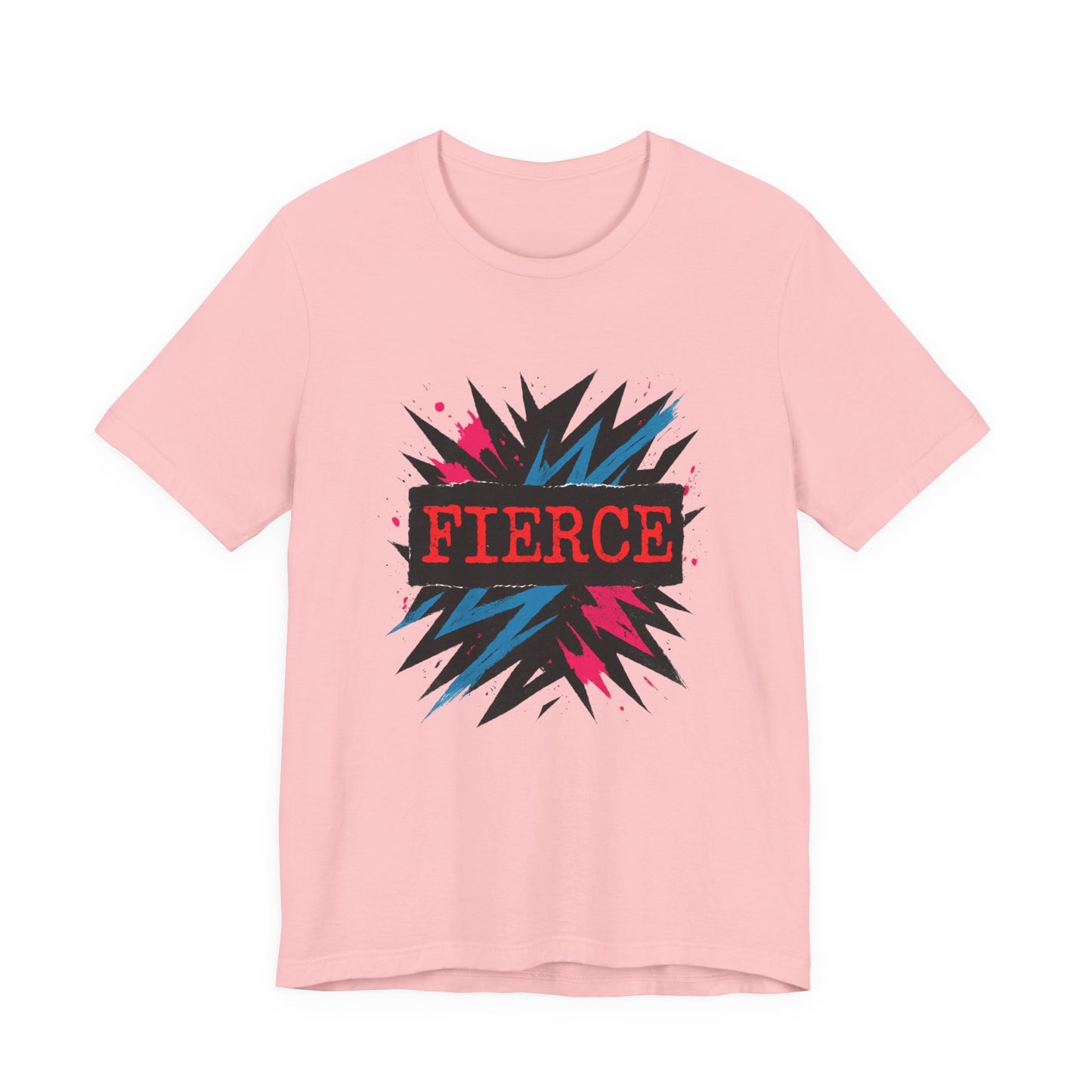 Fierce Graphic Tee — Bold Lightning Burst Design T-Shirt Printify