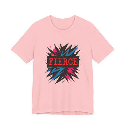 Fierce Graphic Tee — Bold Lightning Burst Design T-Shirt Printify