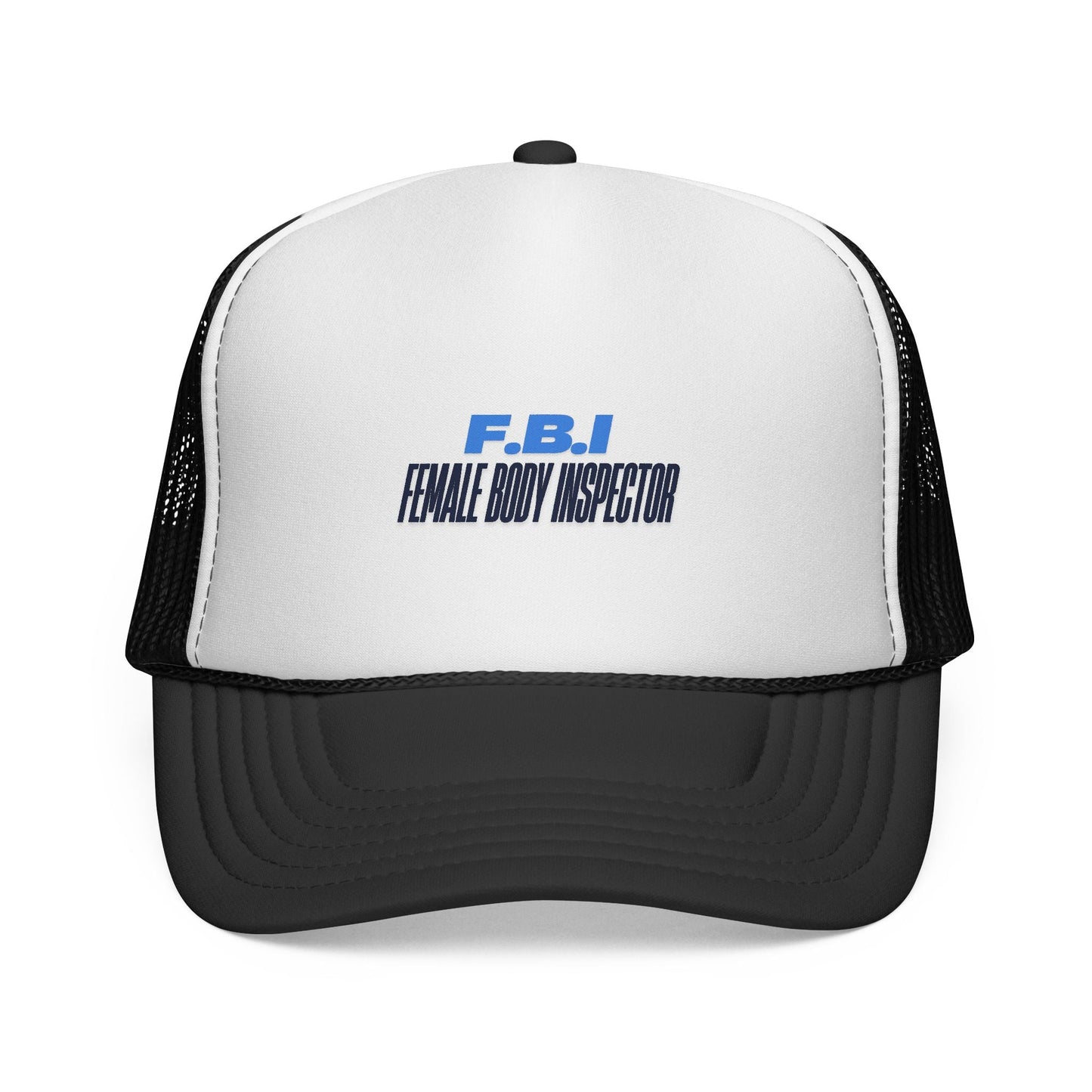 Trucker Cap — FBI (Female body inspector) Vintage Patch Hat Printify