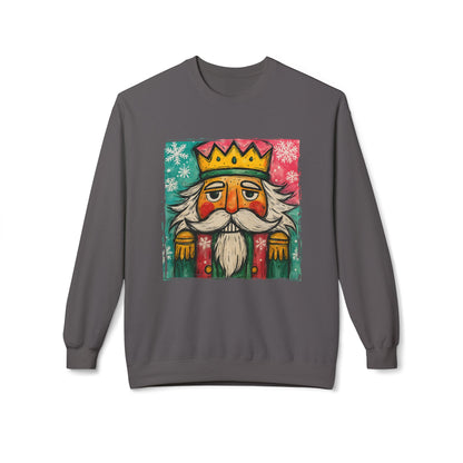 Nutcracker King Sweatshirt — Vintage Holiday Crewneck Printify