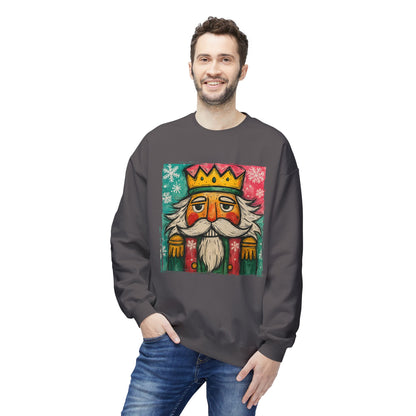 Nutcracker King Sweatshirt — Vintage Holiday Crewneck Printify