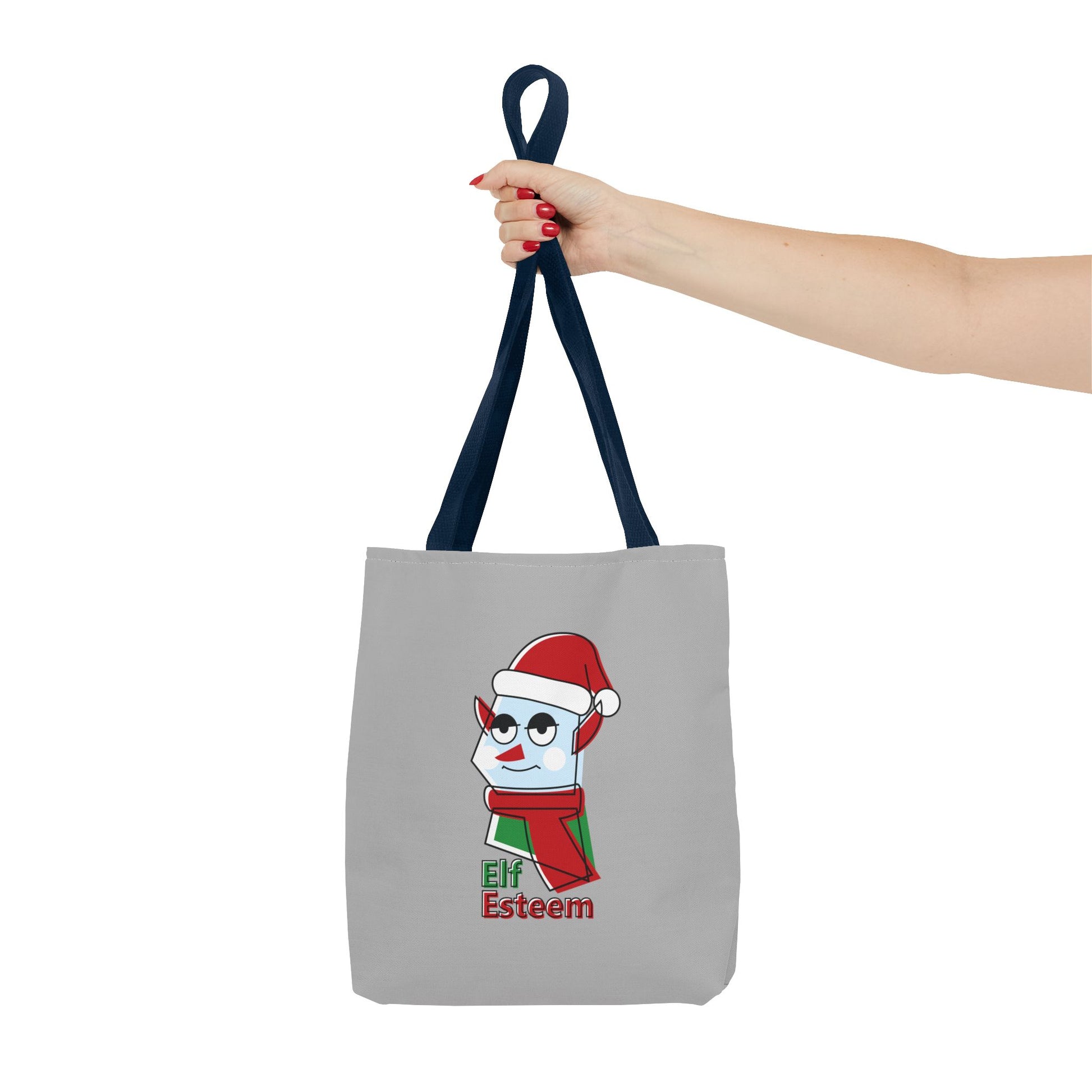 Elf Esteem Christmas Tote Bag – Cute Santa Elf Holiday Tote Printify