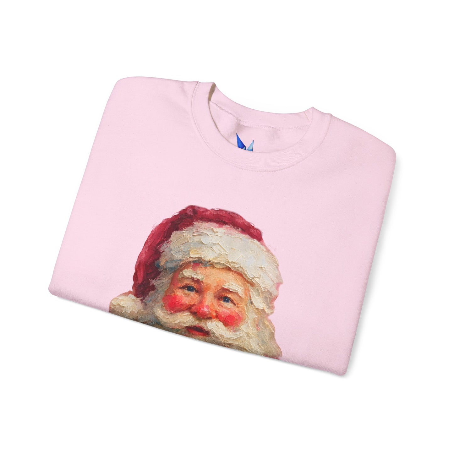 Santa Claus Vintage Portrait Crewneck Sweatshirt Printify