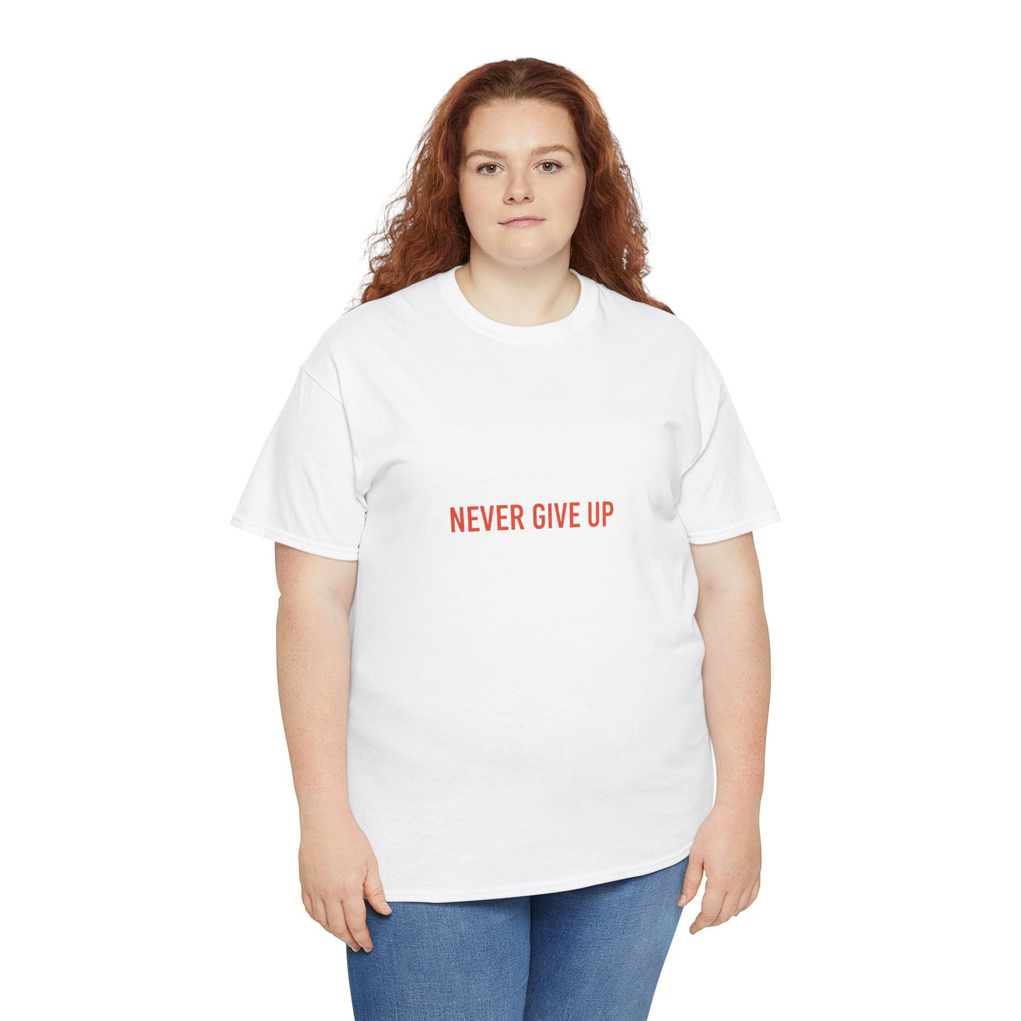 Never Give Up Daruma T-Shirt — Inspirational Japanese Lucky Doll Tee Printify