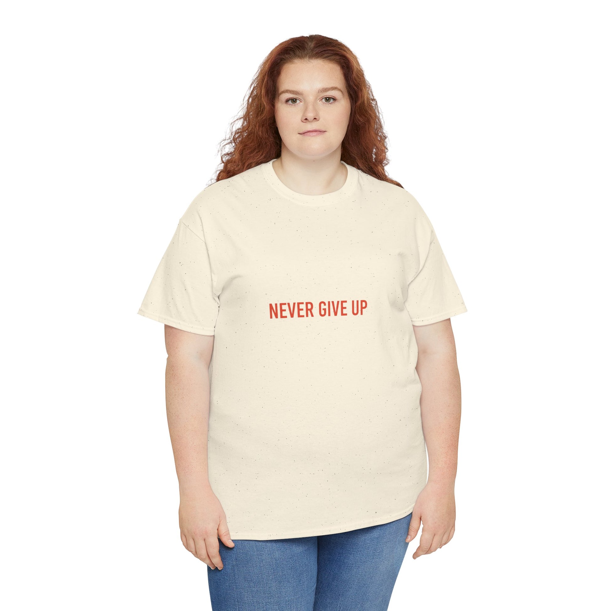 Never Give Up Daruma T-Shirt — Inspirational Japanese Lucky Doll Tee Printify