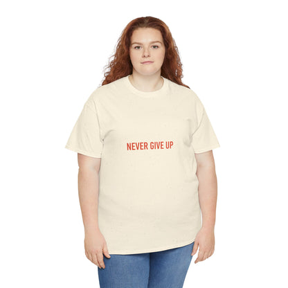 Never Give Up Daruma T-Shirt — Inspirational Japanese Lucky Doll Tee Printify