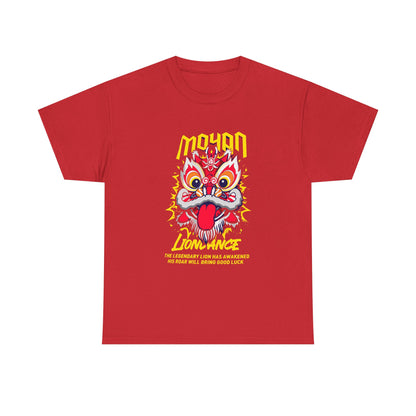 Lion Dance T-Shirt — 'Moyan' Colorful Chinese Lion Mask Graphic Tee Printify