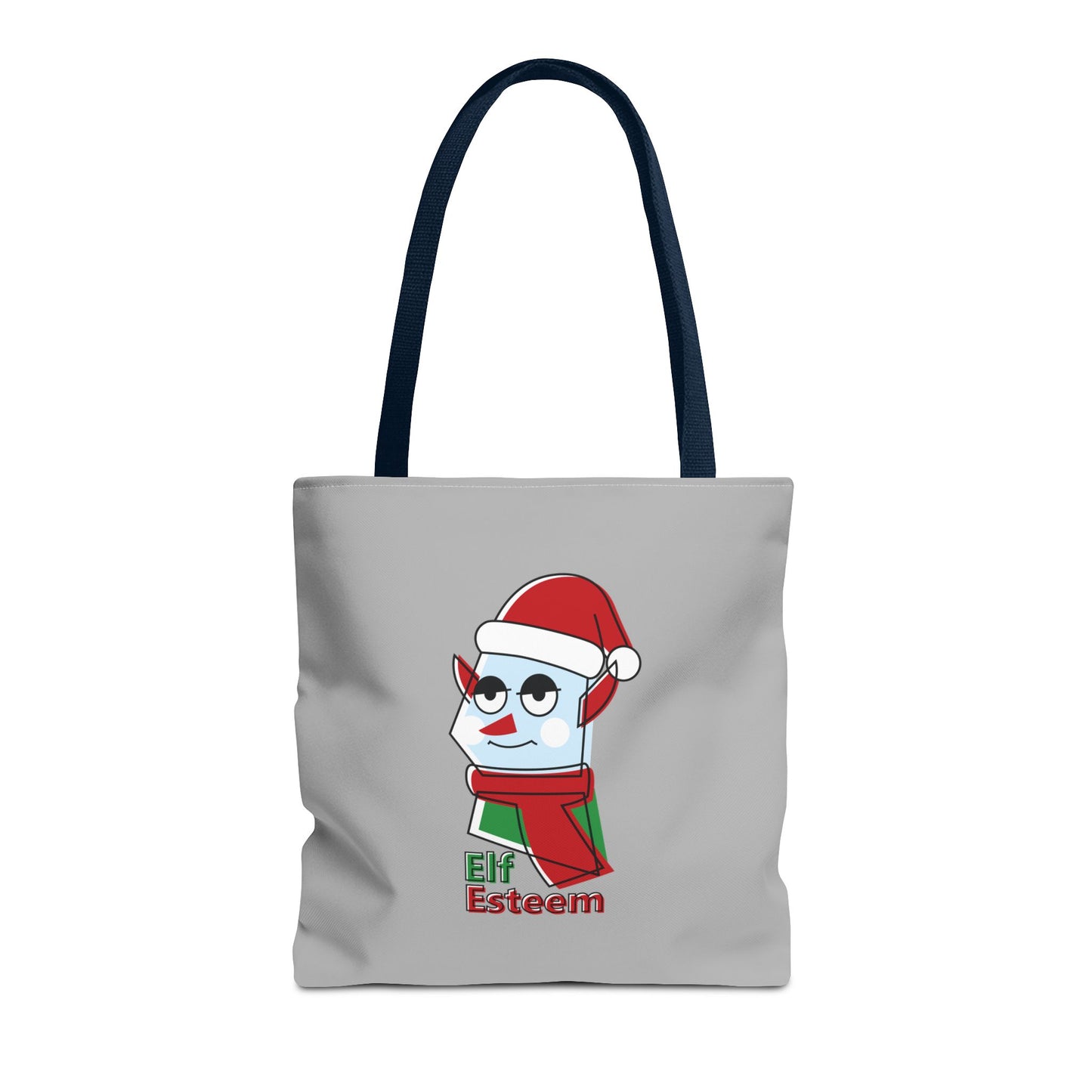 Elf Esteem Christmas Tote Bag – Cute Santa Elf Holiday Tote Printify