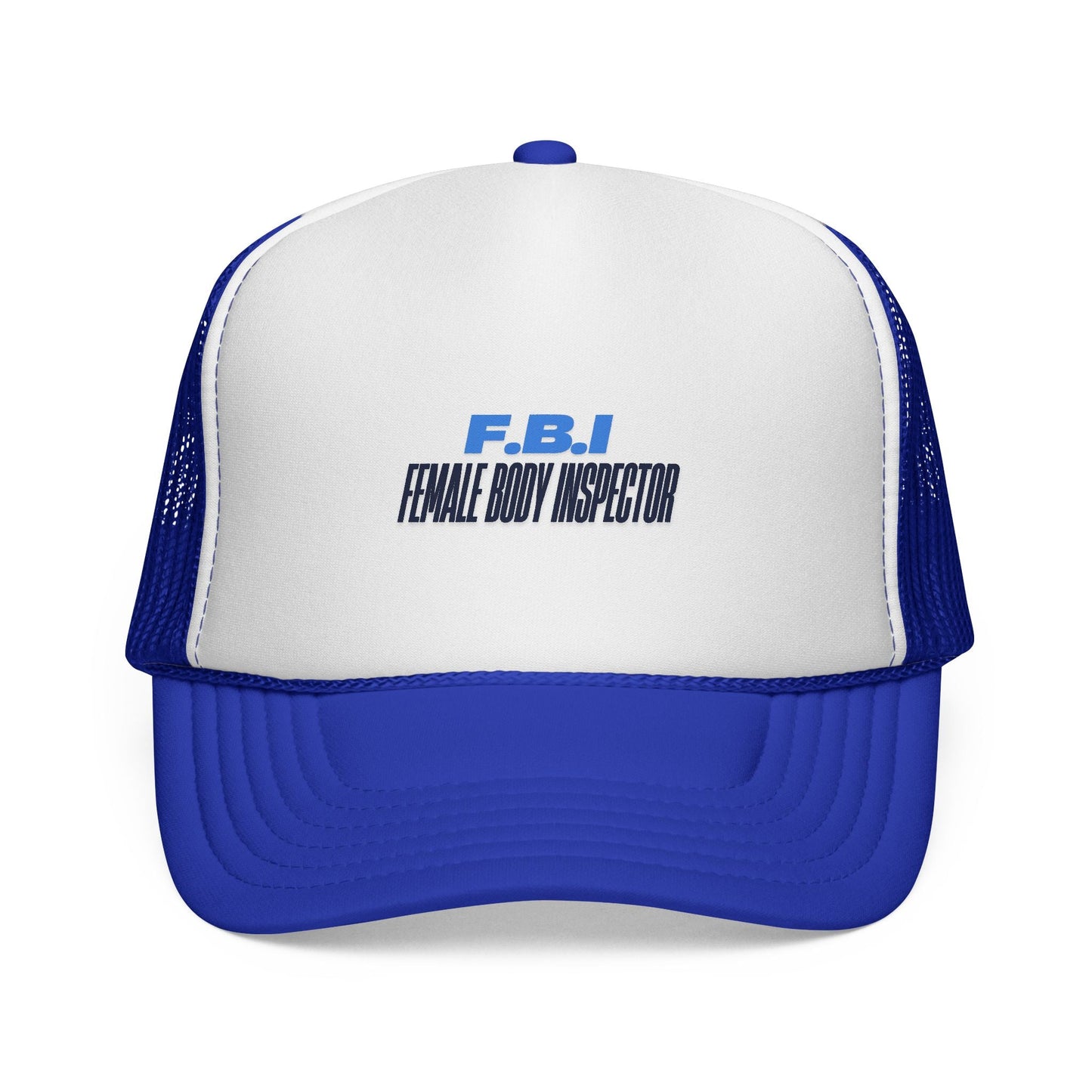 Trucker Cap — FBI (Female body inspector) Vintage Patch Hat Printify