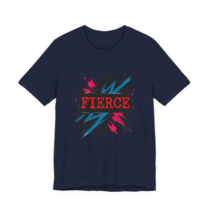 Fierce Graphic Tee — Bold Lightning Burst Design T-Shirt Printify
