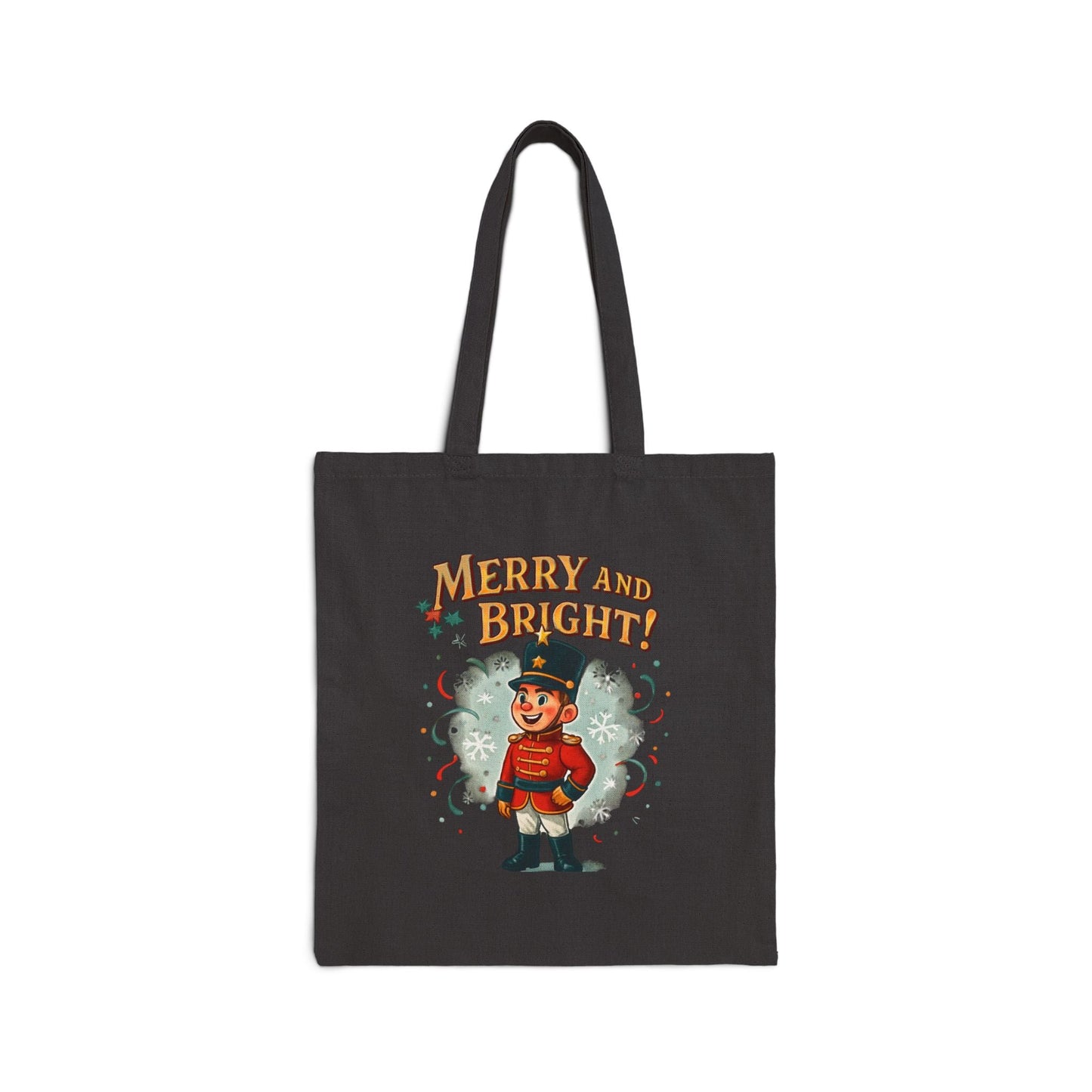 Merry and Bright Nutcracker Tote Bag Printify