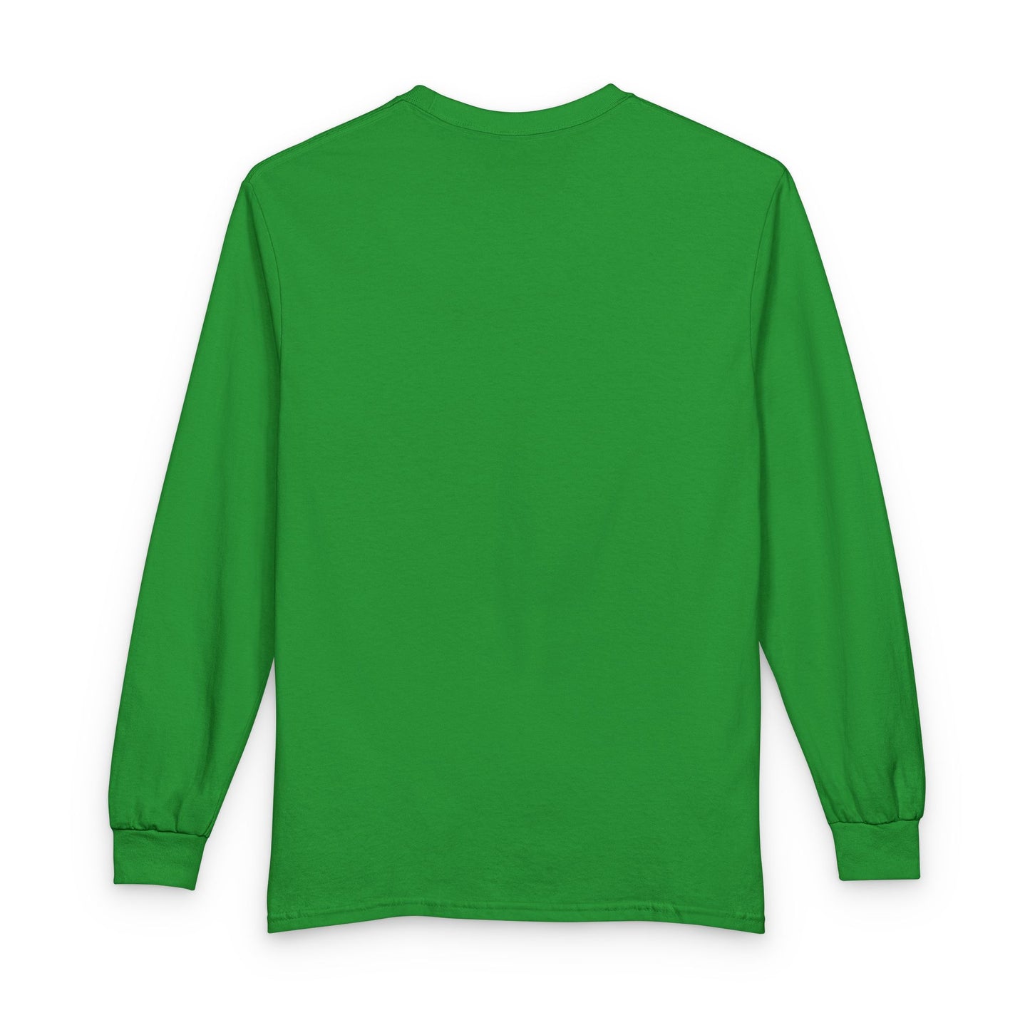 Ghostly Sneeze Long Sleeve T-Shirt — Playful Green Cartoon Spirit Design Printify