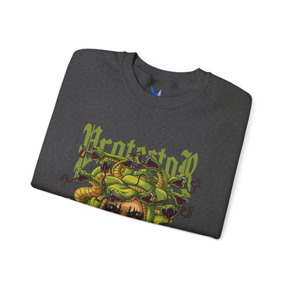Medusa Graphic Sweatshirt — 'Protestor' Horror Myth Printify