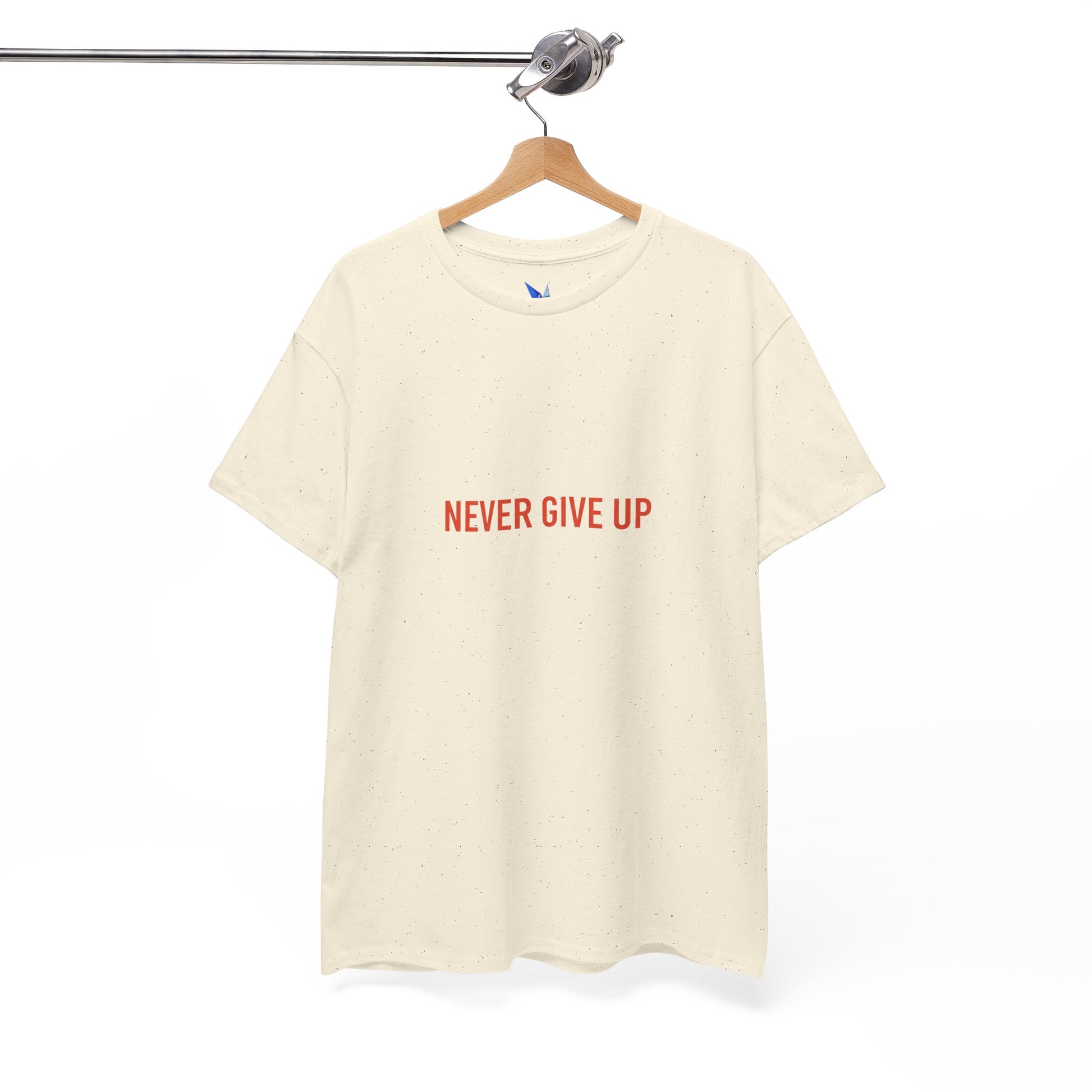 Never Give Up Daruma T-Shirt — Inspirational Japanese Lucky Doll Tee Printify