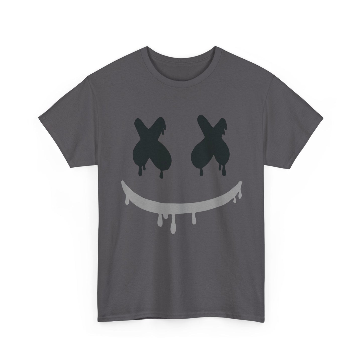 Drip Smile Tee — Grunge X-Eyes Graphic T-Shirt Printify