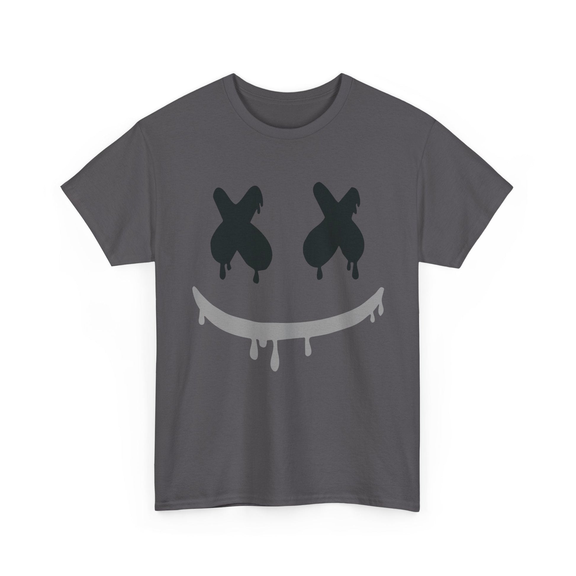 Drip Smile Tee — Grunge X-Eyes Graphic T-Shirt Printify