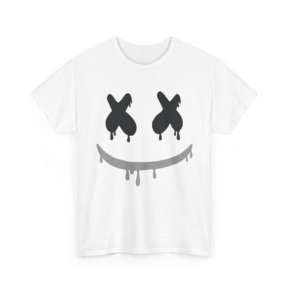 Drip Smile Tee — Grunge X-Eyes Graphic T-Shirt Printify