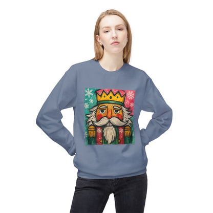 Nutcracker King Sweatshirt — Vintage Holiday Crewneck Printify