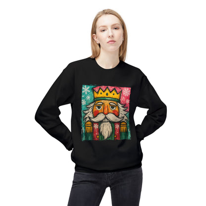 Nutcracker King Sweatshirt — Vintage Holiday Crewneck Printify