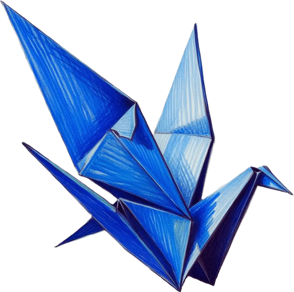 Bluebird origami store logo